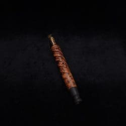 This image portrays Helical Dynavap XL Exhibition Grade Thuya Burl Stem + Matching Mouthpiece-NEW! by Dovetail Woodwork.