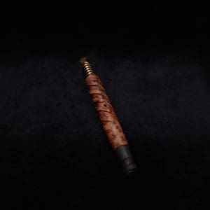 This image portrays Helical Dynavap XL Exhibition Grade Thuya Burl Stem + Matching Mouthpiece-NEW! by Dovetail Woodwork.