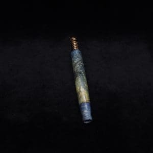 This image portrays Straight Taper XL-Dynavap Burl Stem + Matching M.P. - NEW! by Dovetail Woodwork.