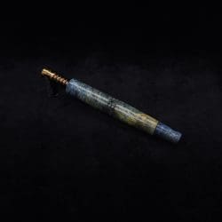 This image portrays Straight Taper XL-Dynavap Burl Stem + Matching M.P. - NEW! by Dovetail Woodwork.