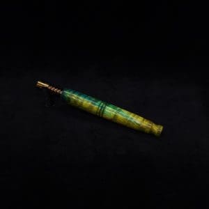 This image portrays Straight Taper XL-Dynavap Burl Stem + Book-Matched M.P. - NEW! by Dovetail Woodwork.