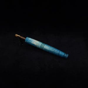 This image portrays Straight Taper XL-Dynavap Burl Stem + Book-Matched M.P. - NEW! by Dovetail Woodwork.