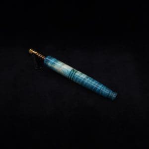 This image portrays Straight Taper XL-Dynavap Burl Stem + Book-Matched M.P. - NEW! by Dovetail Woodwork.