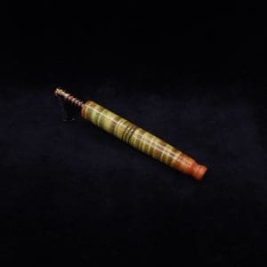 This image portrays Straight Taper XL-Dynavap Burl Stem + Book-Matched M.P. - NEW! by Dovetail Woodwork.