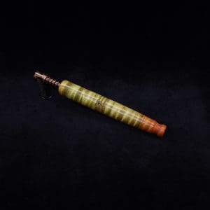 This image portrays Straight Taper XL-Dynavap Burl Stem + Book-Matched M.P. - NEW! by Dovetail Woodwork.