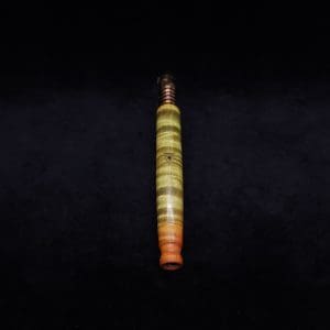 This image portrays Straight Taper XL-Dynavap Burl Stem + Book-Matched M.P. - NEW! by Dovetail Woodwork.