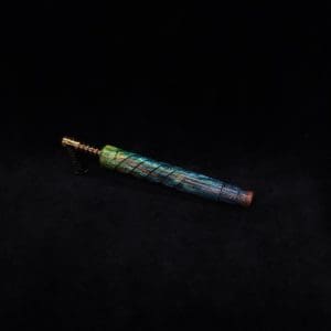 This image portrays Helical Dynavap XL Color Spectrum Burl Stem + Book-Matched M.P.-NEW! by Dovetail Woodwork.