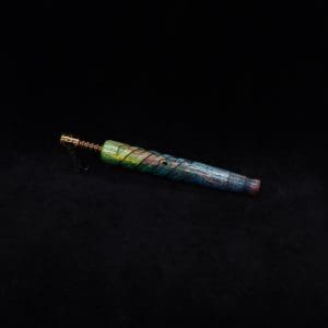 This image portrays Helical Dynavap XL Color Spectrum Burl Stem + Book-Matched M.P.-NEW! by Dovetail Woodwork.