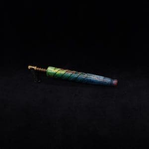 This image portrays Helical Dynavap XL Color Spectrum Burl Stem + Book-Matched M.P.-NEW! by Dovetail Woodwork.