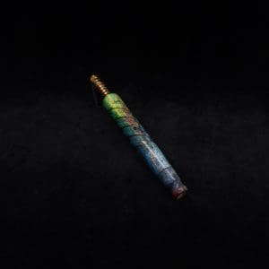 This image portrays Helical Dynavap XL Color Spectrum Burl Stem + Book-Matched M.P.-NEW! by Dovetail Woodwork.