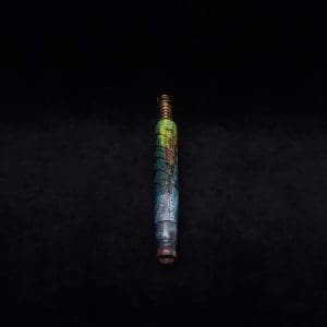 This image portrays Helical Dynavap XL Color Spectrum Burl Stem + Book-Matched M.P.-NEW! by Dovetail Woodwork.