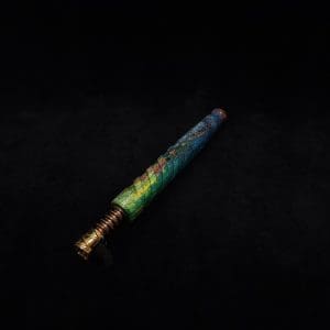 This image portrays Helical Dynavap XL Color Spectrum Burl Stem + Book-Matched M.P.-NEW! by Dovetail Woodwork.