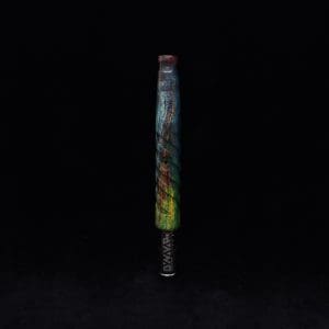 This image portrays Helical Dynavap XL Color Spectrum Burl Stem + Book-Matched M.P.-NEW! by Dovetail Woodwork.