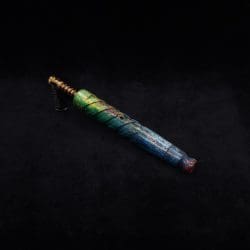 This image portrays Helical Dynavap XL Color Spectrum Burl Stem + Book-Matched M.P.-NEW! by Dovetail Woodwork.