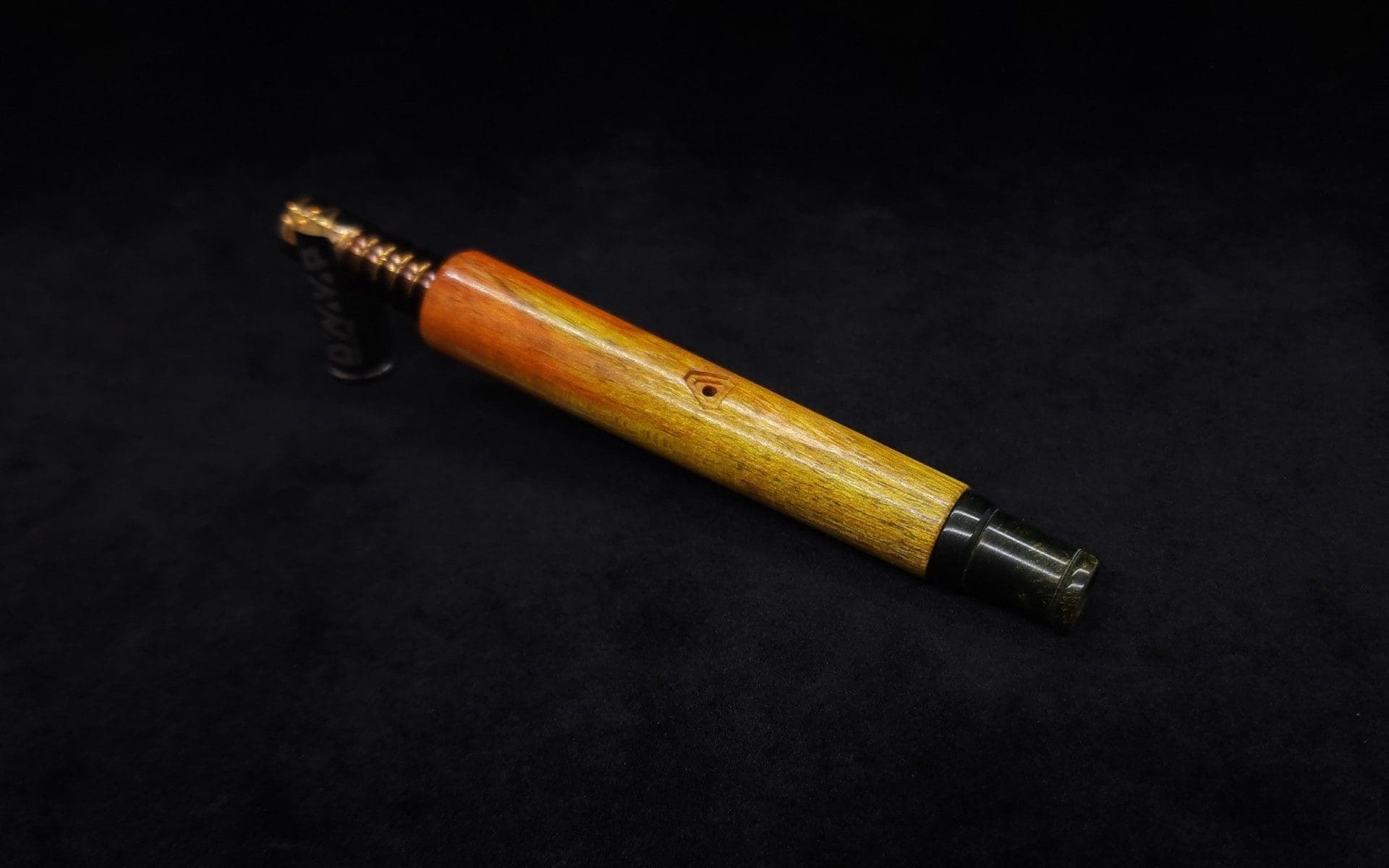 This image portrays Blunt/Spliff Dynavap XL Burl Stem + Matched M.P.-NEW! by Dovetail Woodwork.