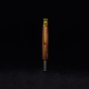 This image portrays Straight Taper XL-Dynavap Burl Stem + Matching M.P. - NEW! by Dovetail Woodwork.