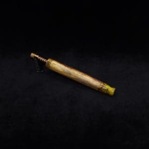 This image portrays Straight Taper XL-Dynavap Burl Stem + Matching M.P. - NEW! by Dovetail Woodwork.