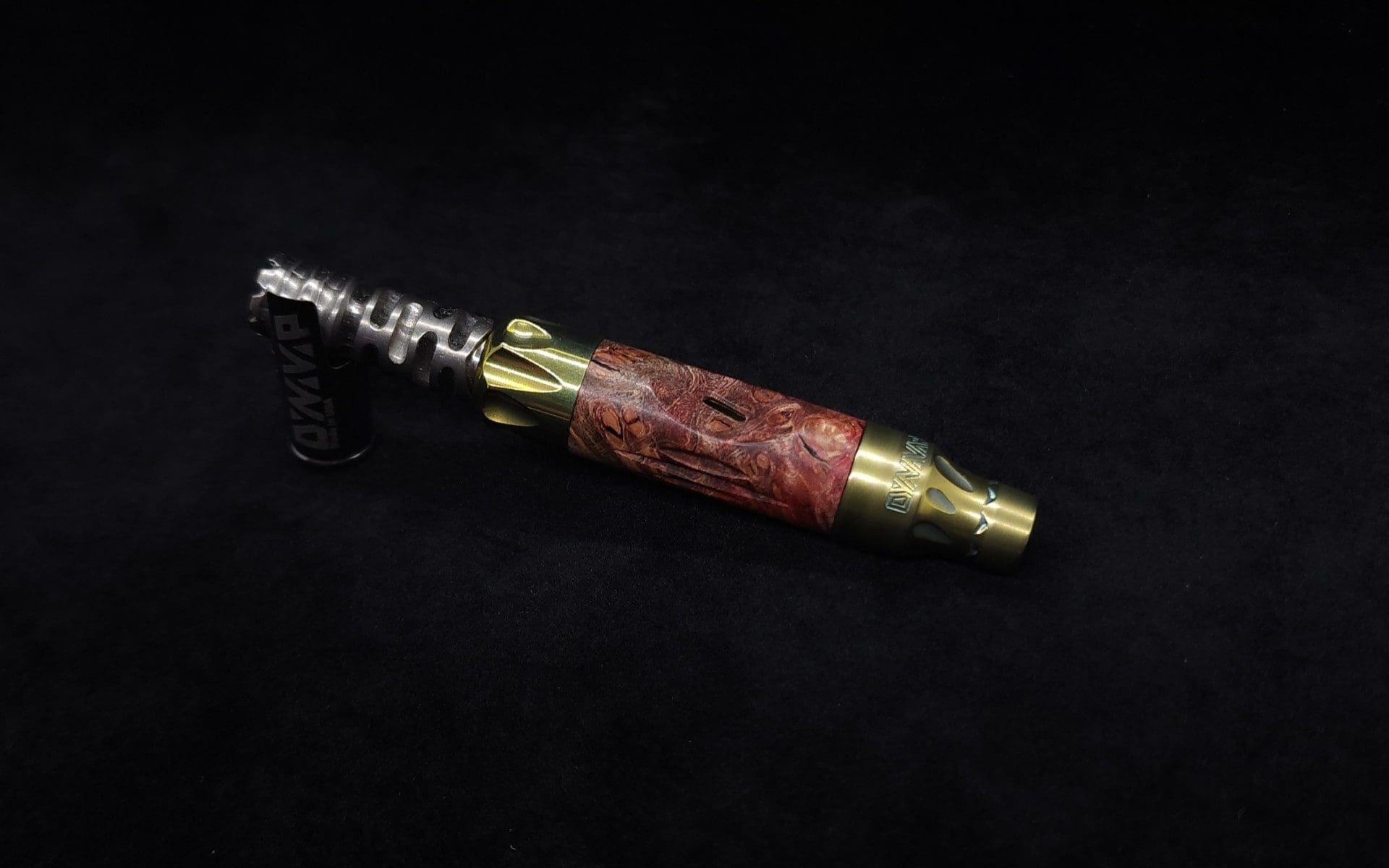 This image portrays Vong(i) Cosmic Burl Sleeve-Elm Burl by Dovetail Woodwork.