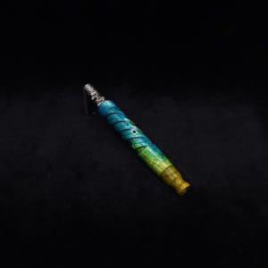 This image portrays Helical Dynavap XL Burl Stem + Matching M.P.-NEW! by Dovetail Woodwork.