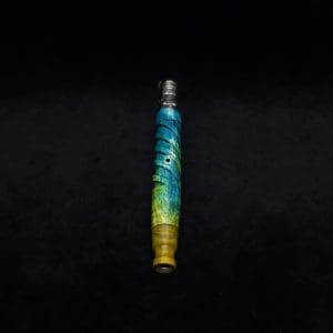 This image portrays Helical Dynavap XL Burl Stem + Matching M.P.-NEW! by Dovetail Woodwork.