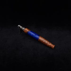 This image portrays Straight Taper XL-Dynavap Burl Hybrid Stem + Book-Matched M.P. - NEW! by Dovetail Woodwork.