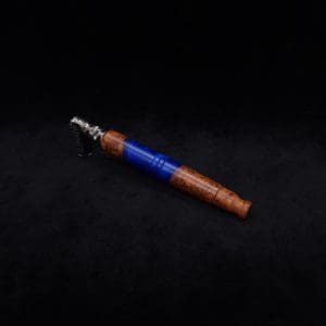 This image portrays Straight Taper XL-Dynavap Burl Hybrid Stem + Book-Matched M.P. - NEW! by Dovetail Woodwork.