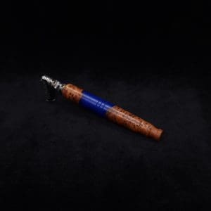 This image portrays Straight Taper XL-Dynavap Burl Hybrid Stem + Book-Matched M.P. - NEW! by Dovetail Woodwork.