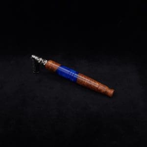 This image portrays Straight Taper XL-Dynavap Burl Hybrid Stem + Book-Matched M.P. - NEW! by Dovetail Woodwork.