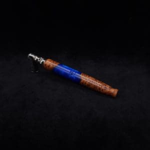 This image portrays Straight Taper XL-Dynavap Burl Hybrid Stem + Book-Matched M.P. - NEW! by Dovetail Woodwork.