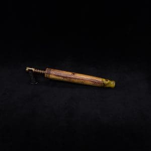 This image portrays Straight Taper XL-Dynavap Burl Stem + Matching M.P. - NEW! by Dovetail Woodwork.