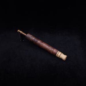 This image portrays Blunt/Spliff Dynavap XL Walnut Burl Stem (No Air-port) + Matched M.P.-NEW! by Dovetail Woodwork.