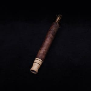 This image portrays Blunt/Spliff Dynavap XL Walnut Burl Stem (No Air-port) + Matched M.P.-NEW! by Dovetail Woodwork.