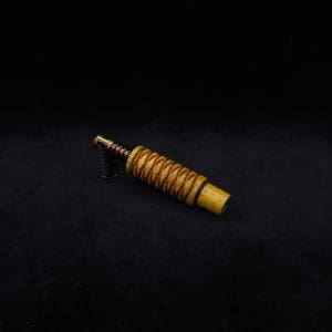 This image portrays Dynavap Spiraled 3D Weave14mm WPA/Stem-S.S. Metal Core-NEW! by Dovetail Woodwork.