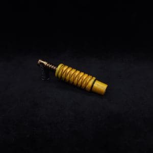 This image portrays Dynavap Spiraled 3D Weave14mm WPA/Stem-S.S. Metal Core-NEW! by Dovetail Woodwork.