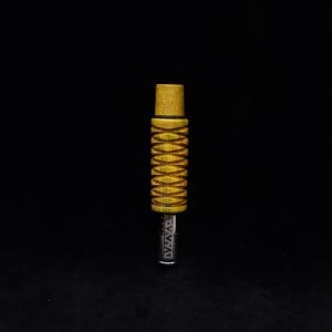 This image portrays Dynavap Spiraled 3D Weave14mm WPA/Stem-S.S. Metal Core-NEW! by Dovetail Woodwork.