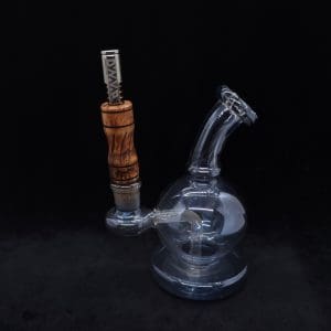 This image portrays Dynavap High Class 14mm WPA/Stem + Mouthpiece-NEW! by Dovetail Woodwork.