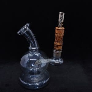 This image portrays Dynavap High Class 14mm WPA/Stem + Mouthpiece-NEW! by Dovetail Woodwork.