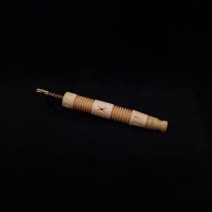 This image portrays Dynavap XL X-Fin Burl Stem + Matching M.P.-NEW! by Dovetail Woodwork.