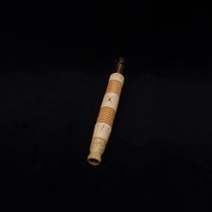 This image portrays Dynavap XL X-Fin Burl Stem + Matching M.P.-NEW! by Dovetail Woodwork.