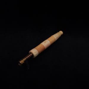 This image portrays Dynavap XL X-Fin Burl Stem + Matching M.P.-NEW! by Dovetail Woodwork.