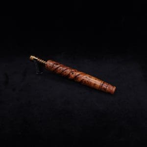 This image portrays Helical Dynavap XL Exhibition Grade Thuya Burl Stem + Matching High Class M.P.-NEW! by Dovetail Woodwork.