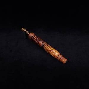 This image portrays Dynavap XL X-Fin Amboyna Burl Stem + Matching High Class M.P.-NEW! by Dovetail Woodwork.