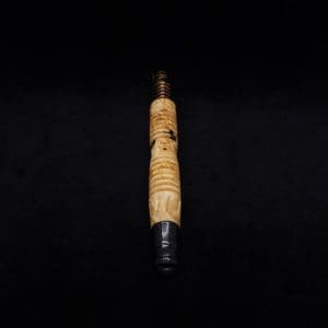 This image portrays Dynavap XL X-Fin Box Elder Burl Stem + Matched High Class M.P.-NEW! by Dovetail Woodwork.