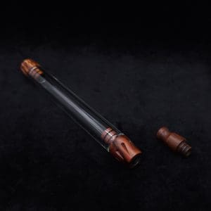 This image portrays Dynavap 3XL Boro-Glass/Wood Specialty Stem Setup-NEW! by Dovetail Woodwork.