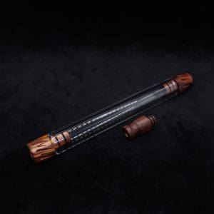 This image portrays Dynavap 3XL Boro-Glass/Wood Specialty Stem Setup-NEW! by Dovetail Woodwork.