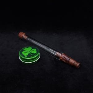 This image portrays Dynavap 3XL Boro-Glass/Wood Specialty Stem Setup-NEW! by Dovetail Woodwork.