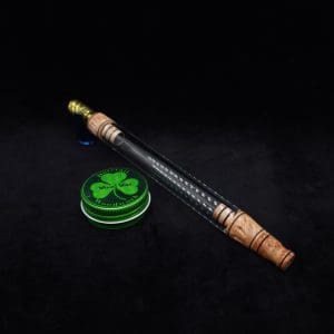 This image portrays Dynavap 3XL Boro-Glass/Wood Specialty Stem Setup-NEW! by Dovetail Woodwork.