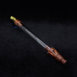 This image portrays Dynavap 3XL Boro-Glass/Wood Specialty Stem Setup-NEW! by Dovetail Woodwork.