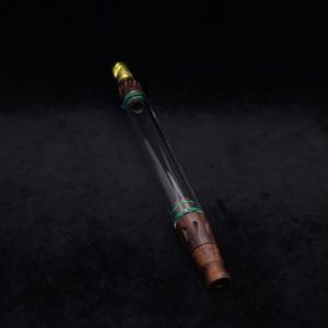 This image portrays Dynavap 3XL Boro-Glass/Wood Specialty Stem Setup-NEW! by Dovetail Woodwork.