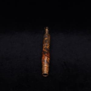 This image portrays Dynavap XL X-Fin Buckeye Burl Stem + Book-Matched High Class M.P.-NEW! by Dovetail Woodwork.